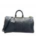 LOUIS VUITTON（ルイ ヴィトン）の古着「キーポル・バンドリエール45 モノグラム・アンプラント/Keepall Bandoulière 45 Monogram Empreinte Leather」｜ブラック