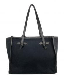 GIANNI CHIARINI（ジャンニ キアリーニ）の古着「トートバッグ」｜ブラック