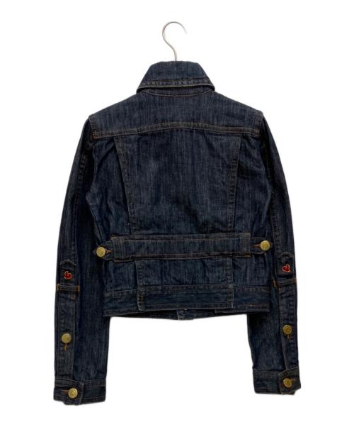 DSQUARED2（ディースクエアード）DSQUARED2 (ディースクエアード) デニムジャケット インディゴ サイズ:SIZE 38の古着・服飾アイテム