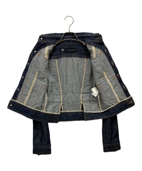 DSQUARED2（ディースクエアード）DSQUARED2 (ディースクエアード) デニムジャケット インディゴ サイズ:SIZE 38の古着・服飾アイテム