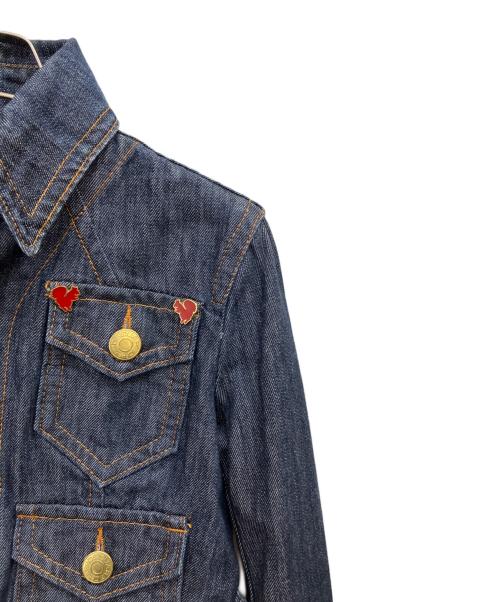 DSQUARED2（ディースクエアード）DSQUARED2 (ディースクエアード) デニムジャケット インディゴ サイズ:SIZE 38の古着・服飾アイテム