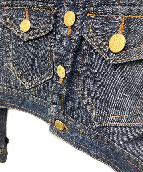 DSQUARED2（ディースクエアード）DSQUARED2 (ディースクエアード) デニムジャケット インディゴ サイズ:SIZE 38の古着・服飾アイテム
