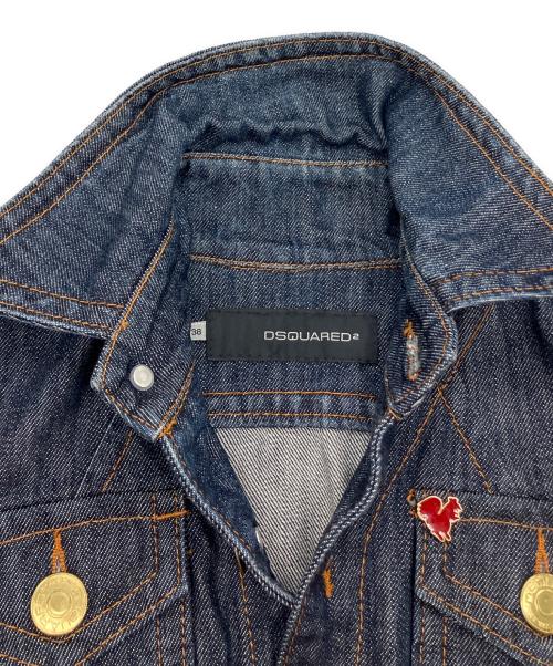 DSQUARED2（ディースクエアード）DSQUARED2 (ディースクエアード) デニムジャケット インディゴ サイズ:SIZE 38の古着・服飾アイテム