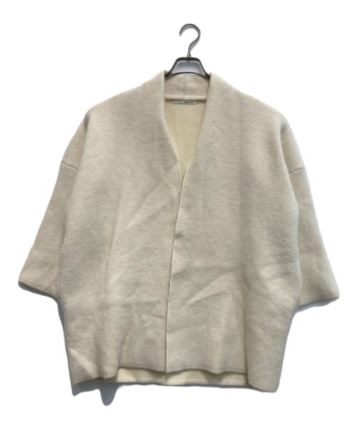 qualite（カリテ）qualite (カリテ) フォックスウールガウン アイボリー サイズ:FREEの古着・服飾アイテム