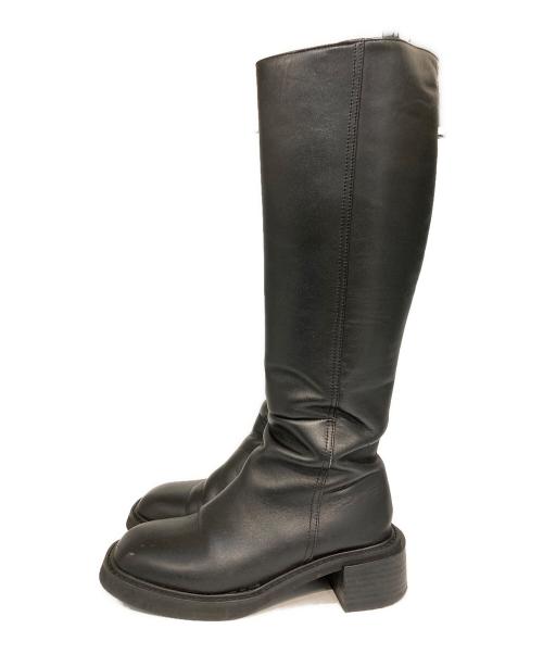 ALM.（アルム）ALM. (アルム) EREBUS LEATHER LONG/エレバスレザーロング/ロングブーツ ブラック サイズ:38の古着・服飾アイテム