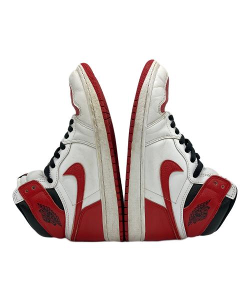 NIKE（ナイキ）NIKE (ナイキ) ハイカットスニーカー WHITE/UNIVERSITY RED サイズ:26.5cmの古着・服飾アイテム