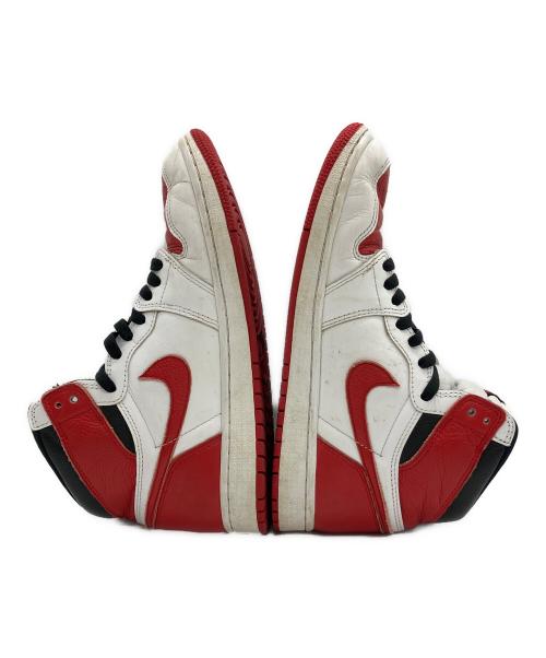 NIKE（ナイキ）NIKE (ナイキ) ハイカットスニーカー WHITE/UNIVERSITY RED サイズ:26.5cmの古着・服飾アイテム