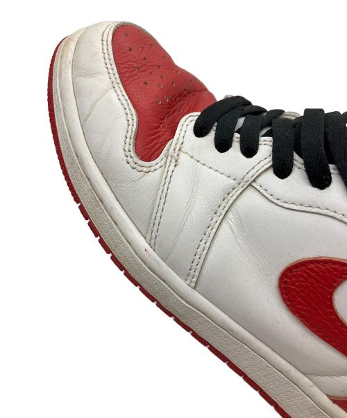 NIKE（ナイキ）NIKE (ナイキ) ハイカットスニーカー WHITE/UNIVERSITY RED サイズ:26.5cmの古着・服飾アイテム