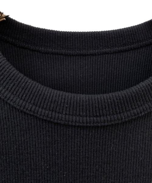 sacai（サカイ）sacai (サカイ) ナイロンツイルミックスコットンジャージープルオーバー ブラック サイズ:1の古着・服飾アイテム