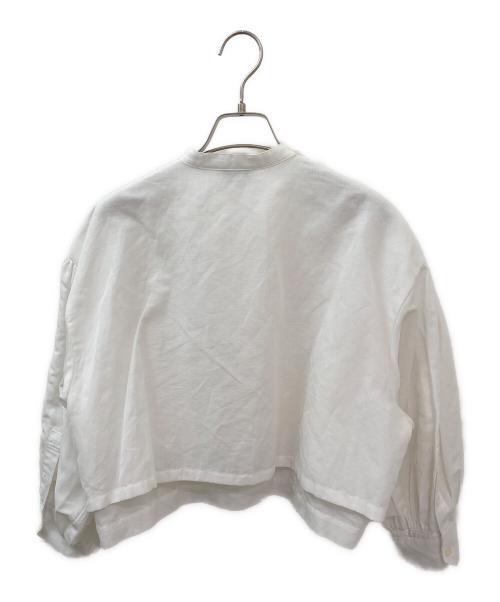 HYKE（ハイク）HYKE (ハイク) バルーンスリーブブラウス ホワイト サイズ:2の古着・服飾アイテム