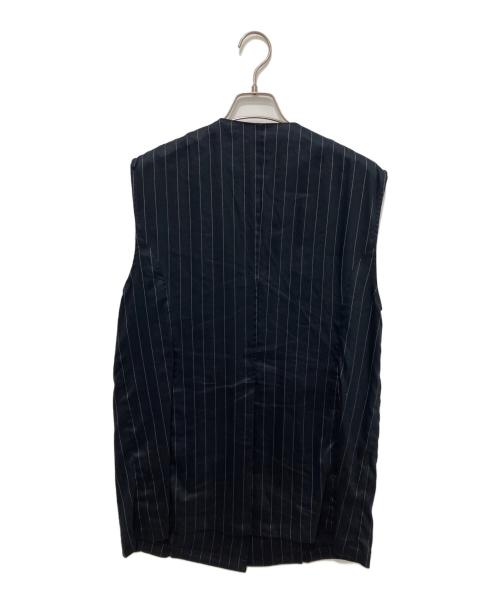 ticca（ティッカ）TICCA (ティッカ) リネンヴィスコースベスト ネイビー サイズ:Fの古着・服飾アイテム