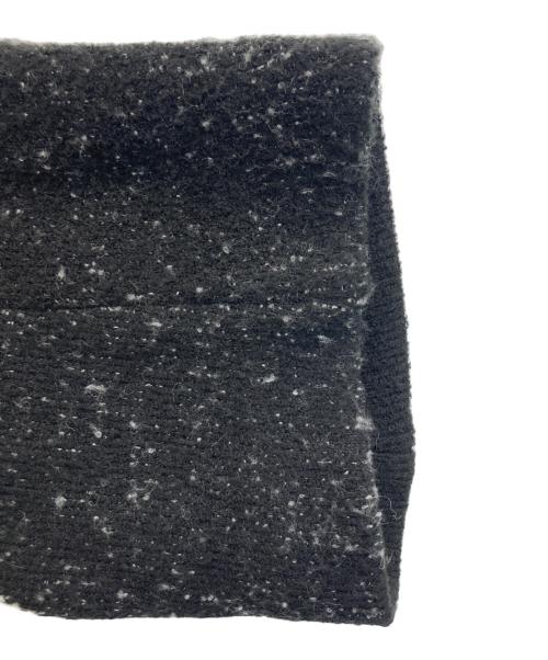 Knuth Marf（クヌースマーフ）Knuth Marf (クヌースマーフ) 24AWアクセントパターン ニットジャケット ブラック サイズ:FREEの古着・服飾アイテム