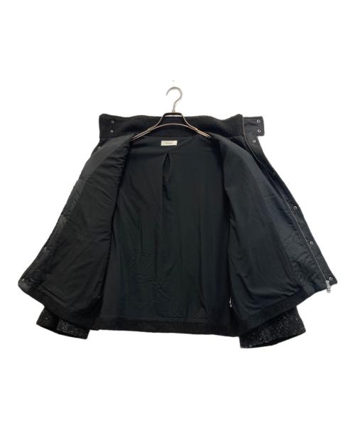Knuth Marf（クヌースマーフ）Knuth Marf (クヌースマーフ) 24AWアクセントパターン ニットジャケット ブラック サイズ:FREEの古着・服飾アイテム