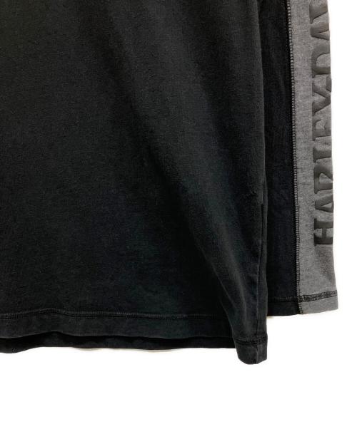 HARLEY-DAVIDSON（ハーレーダビッドソン）HARLEY-DAVIDSON (ハーレーダビッドソン) ロングスリーブTシャツ ブラック サイズ:XLの古着・服飾アイテム