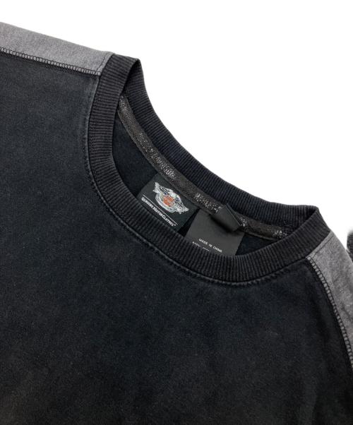 HARLEY-DAVIDSON（ハーレーダビッドソン）HARLEY-DAVIDSON (ハーレーダビッドソン) ロングスリーブTシャツ ブラック サイズ:XLの古着・服飾アイテム