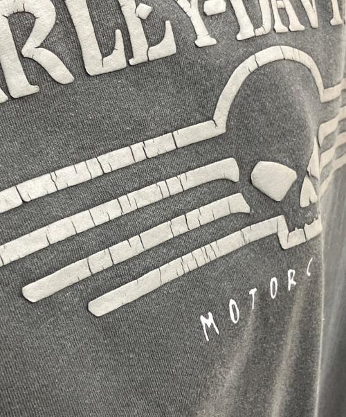 HARLEY-DAVIDSON（ハーレーダビッドソン）HARLEY-DAVIDSON (ハーレーダビッドソン) ロングスリーブTシャツ ブラック サイズ:XLの古着・服飾アイテム