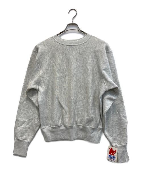 rugged sweats（ラギッドスウェット）RUGGED SWEATS (ラギッドスウェット) クルーネックスウェット ライトグレー サイズ:Mの古着・服飾アイテム