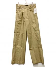 AP STUDIO（エーピーストゥディオ）の古着「アシンメトリーチノ」｜ベージュ