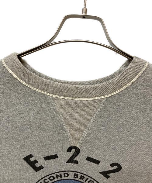 WAREHOUSE（ウエアハウス）WAREHOUSE (ウエアハウス) クルーネックプリントスウェット ヘザーグレー サイズ:SIZE 42の古着・服飾アイテム