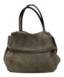 BRUNELLO CUCINELLI（ブルネロクチネリ）の古着「スエードトートバッグ」｜グレー