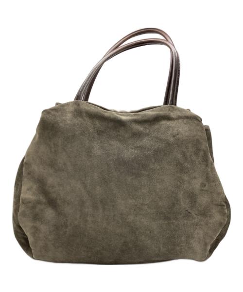 BRUNELLO CUCINELLI（ブルネロクチネリ）BRUNELLO CUCINELLI (ブルネロクチネリ) スエードトートバッグ グレーの古着・服飾アイテム
