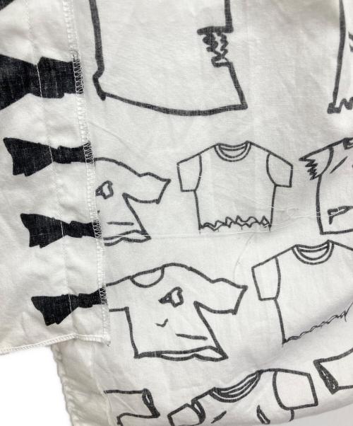BLACK COMME des GARCONS（ブラックコムデギャルソン）BLACK COMME des GARCONS (ブラックコムデギャルソン) ドッキングシャツ ホワイト サイズ:Lの古着・服飾アイテム