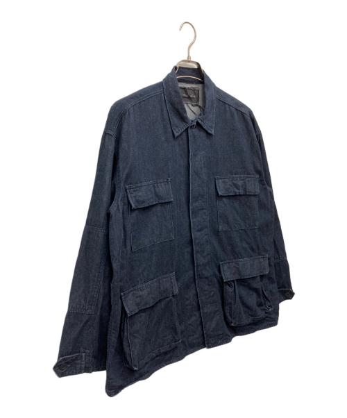 ai no de（アイノデ）ai no de (アイノデ) OKAYAMAデニムブルゾン インディゴ サイズ:Mの古着・服飾アイテム