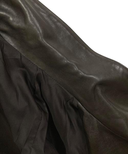 BEAUTY&YOUTH（ビューティーアンドユース）BEAUTY&YOUTH (ビューティーアンドユース) シープレザー フロントジップ ジャケット ブラック サイズ:Sの古着・服飾アイテム