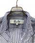 中古・古着 PLAY COMME des GARCONS (プレイコムデギャルソン) Stripe Shirt With Black Emblem Pattern A ネイビー サイズ:S：16000円