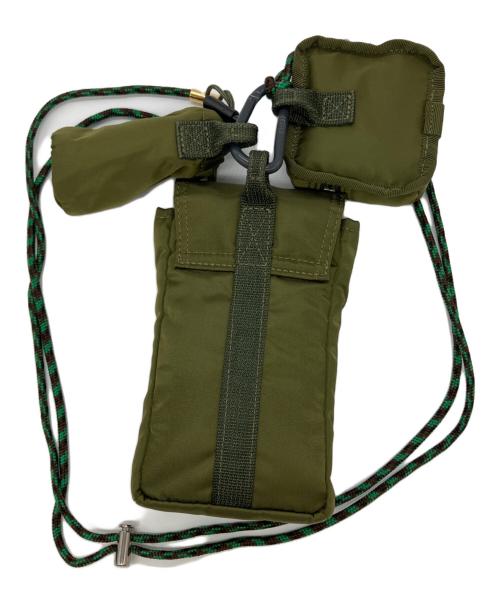 PORTER（ポーター）PORTER (ポーター) sacai (サカイ) Multi Pocket Holder オリーブの古着・服飾アイテム