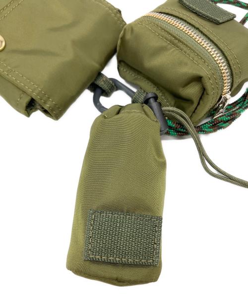 PORTER（ポーター）PORTER (ポーター) sacai (サカイ) Multi Pocket Holder オリーブの古着・服飾アイテム