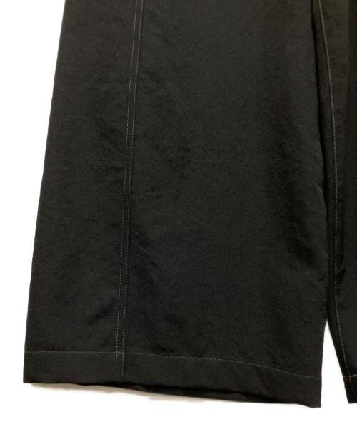 LEMAIRE（ルメール）LEMAIRE (ルメール) WOOL MAXI UTILITY PANTS(ウールマキシユーティリティーパンツ)/ワイドスラックス ブラック サイズ:46の古着・服飾アイテム