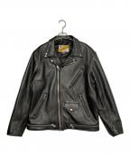 Schott×MARKA×ONLY ARKショット×マーカ×オンリーアーク）の古着「DOUBLE RIDERS JACKET」｜ブラック