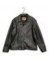 Schott（ショット）の古着「DOUBLE RIDERS JACKET」｜ブラック