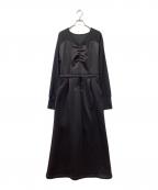 Ameriアメリ）の古着「UND DOCKING DESIGN SWEAT DRESS」｜ブラック