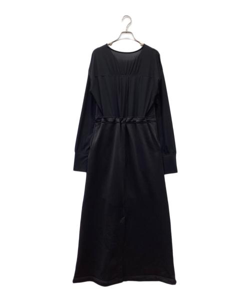 Ameri（アメリ）Ameri (アメリ) UND DOCKING DESIGN SWEAT DRESS ブラック サイズ:S 未使用品の古着・服飾アイテム