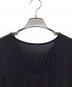 中古・古着 Ameri (アメリ) UND DOCKING DESIGN SWEAT DRESS ブラック サイズ:S 未使用品：13000円