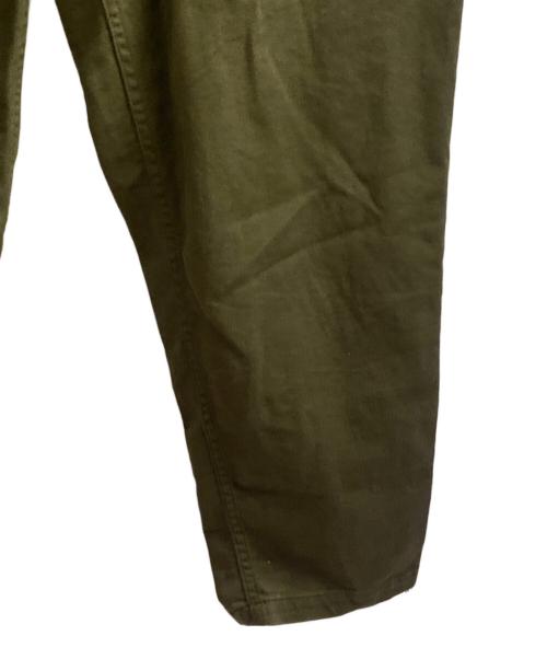 BLACK Scandal Yohji Yamamoto（ブラックスキャンダルヨウジヤマモト）BLACK Scandal Yohji Yamamoto (ブラックスキャンダルヨウジヤマモト) KATSURAGI NO TUCK WORK PANTS グリーン サイズ:2の古着・服飾アイテム