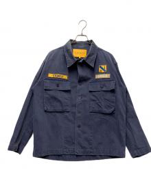 UNION（ユニオン）の古着「ミリタリージャケット」｜ネイビー