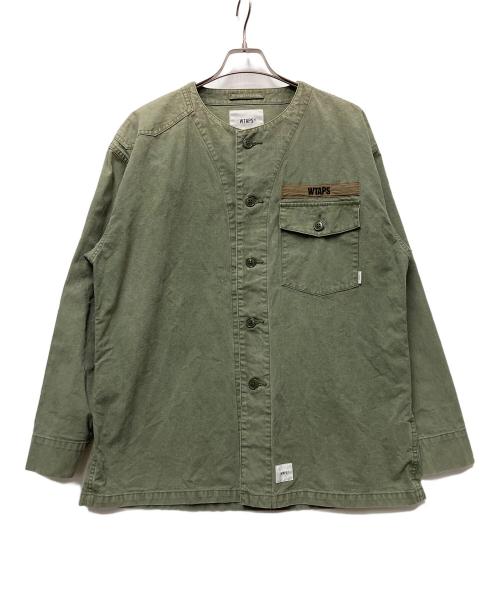 WTAPS（ダブルタップス）WTAPS (ダブルタップス) SCOUT LS SHIRT オリーブ サイズ:02の古着・服飾アイテム