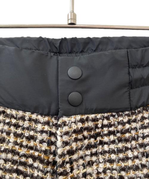 sacai（サカイ）sacai (サカイ) ワイドレッグツイードパンツ ベージュ サイズ:1の古着・服飾アイテム