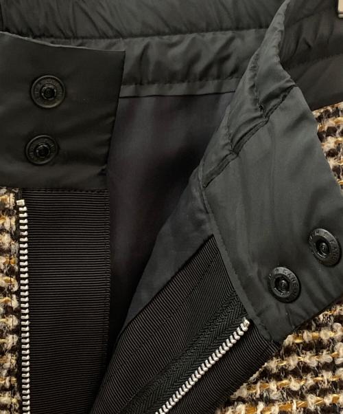 sacai（サカイ）sacai (サカイ) ワイドレッグツイードパンツ ベージュ サイズ:1の古着・服飾アイテム