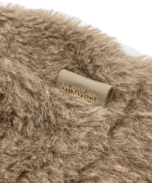 MaxMara（マックスマーラ）MaxMara (マックスマーラ) FIGURA テディ バケットハット ブラウンの古着・服飾アイテム