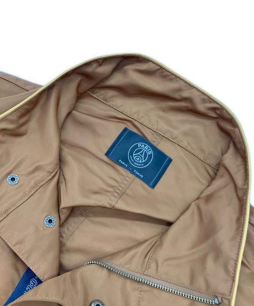 Paris Saint-Germain（パリサンジェルマン）Paris Saint-Germain (パリサンジェルマン) Stand Collar Short Blouson ブラウン サイズ:Lの古着・服飾アイテム