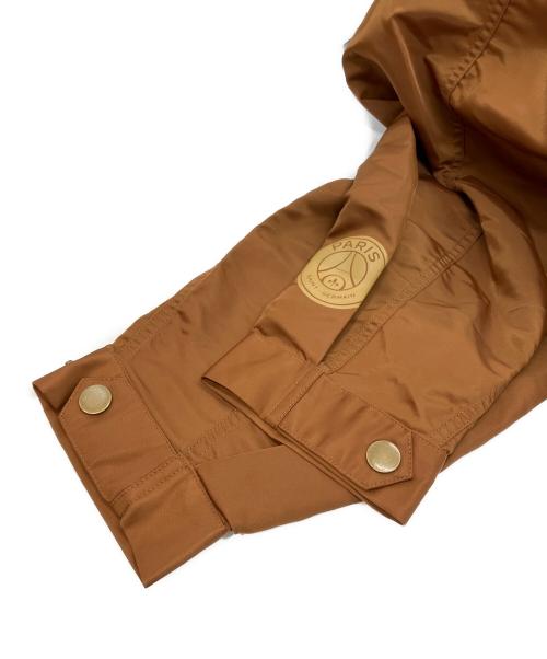Paris Saint-Germain（パリサンジェルマン）Paris Saint-Germain (パリサンジェルマン) Stand Collar Short Blouson ブラウン サイズ:Lの古着・服飾アイテム