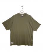 WTAPS×Championダブルタップス×チャンピオン）の古着「クルーネックTシャツ」｜オリーブ