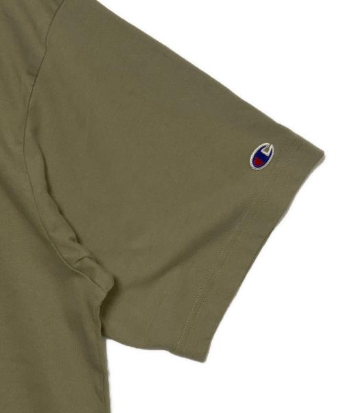 WTAPS（ダブルタップス）WTAPS (ダブルタップス) Champion (チャンピオン) クルーネックTシャツ オリーブ サイズ:XXLの古着・服飾アイテム