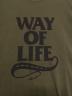 中古・古着 WTAPS (ダブルタップス) RATS (ラッツ) WAY OF LIFE コラボプリントTシャツ オリーブ サイズ:XXL：20000円