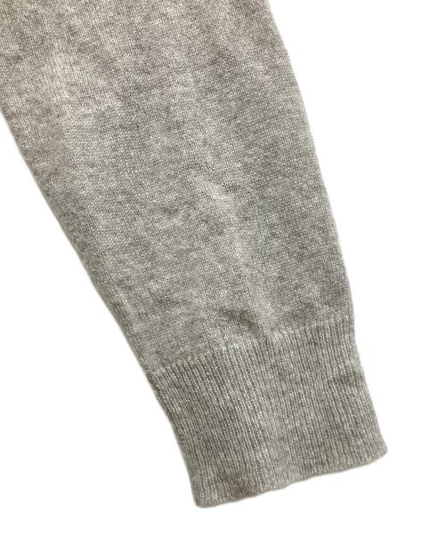 MACKINTOSH LONDON（マッキントッシュ ロンドン）MACKINTOSH LONDON (マッキントッシュ ロンドン) カシミヤクルーネックカーディガン グレー サイズ:38の古着・服飾アイテム