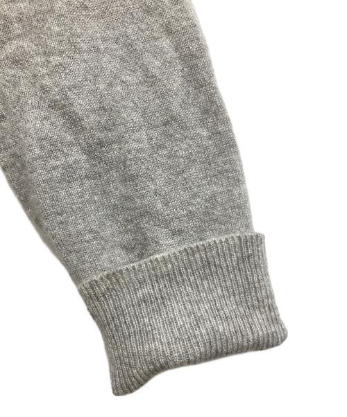 MACKINTOSH LONDON（マッキントッシュ ロンドン）MACKINTOSH LONDON (マッキントッシュ ロンドン) カシミヤクルーネックカーディガン グレー サイズ:38の古着・服飾アイテム